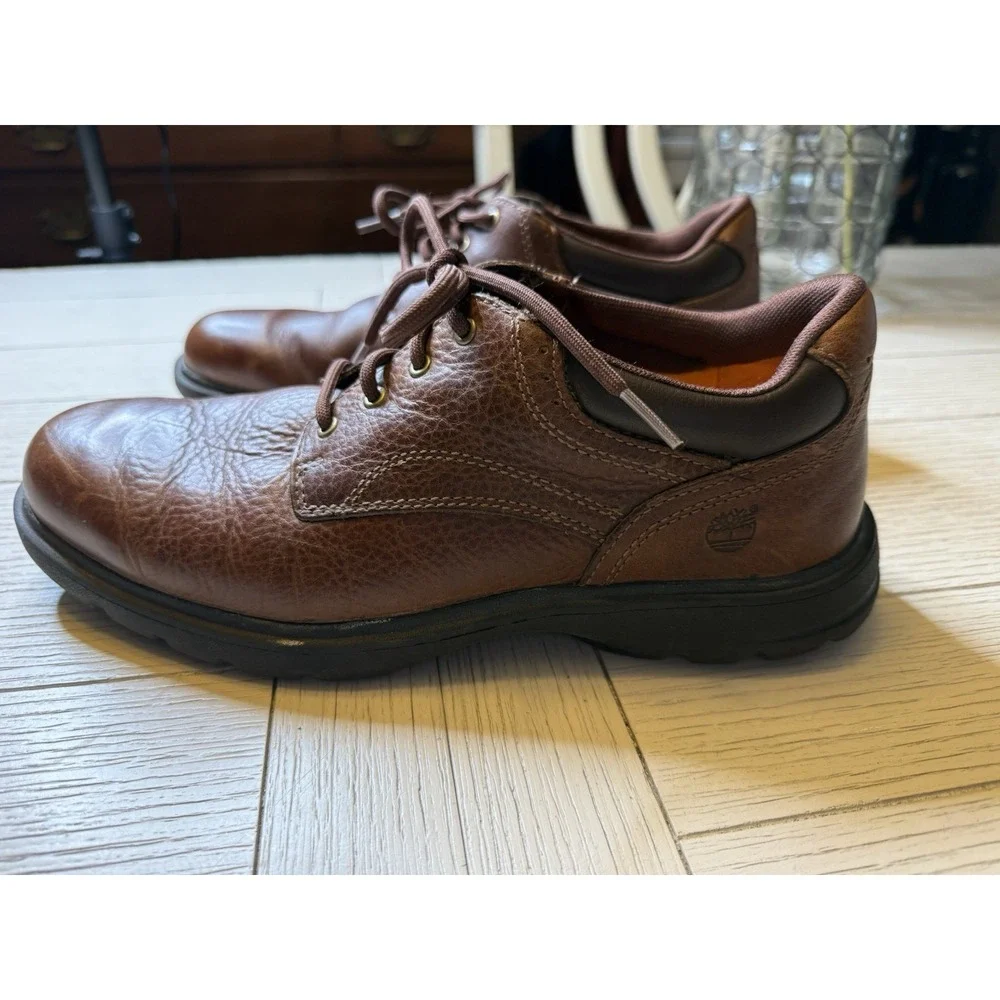 Timberland Earthkeepers Richmont PTO Mens‎ leather shoe #5127A Brown Lace Up 8.5